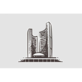 Toronto Landmark Style 2 Sticker - DecalsHouse