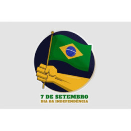 Vintage Independence Day Of Brazil Style 2 Sticker - DecalsHouse