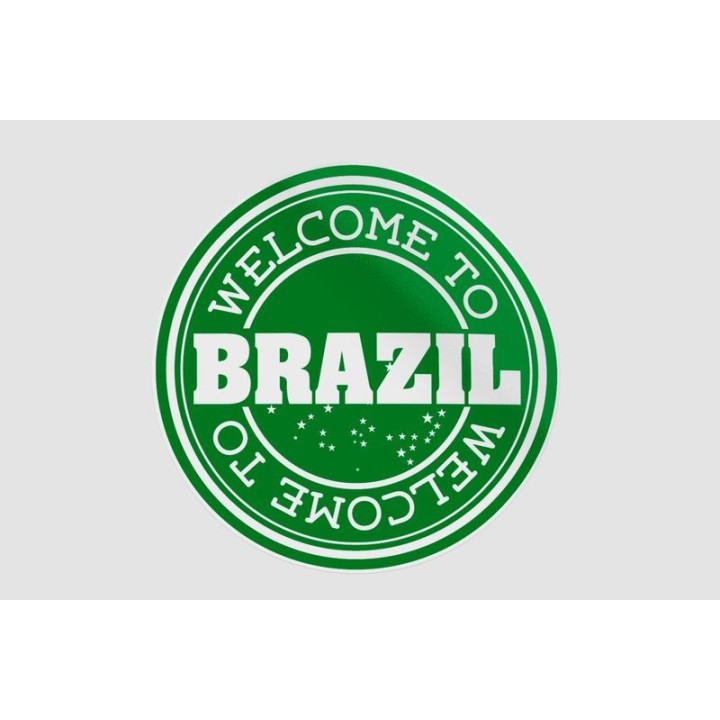 Welcome To Brazil Dh Sticker - DecalsHouse