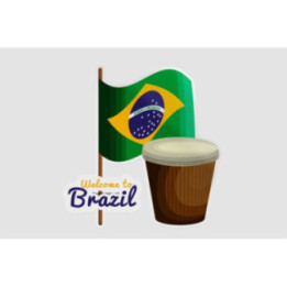Welcome To Brazil Dh Style 3 Sticker - DecalsHouse