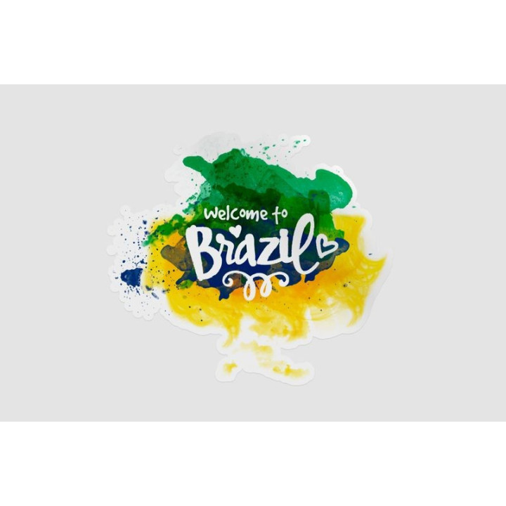 Welcome To Brazil Dh Style 7 Sticker - DecalsHouse