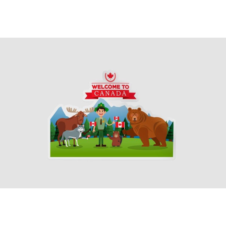 Welcome To Canada Dh Sticker - DecalsHouse