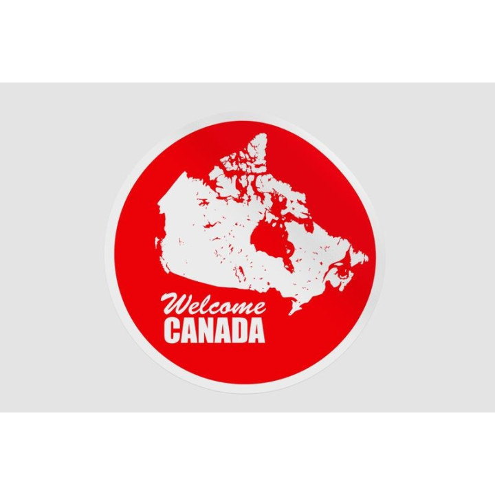 Welcome To Canada Style 2 Sticker - DecalsHouse