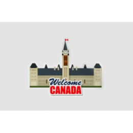 Welcome To Canada Style 4 Sticker - DecalsHouse