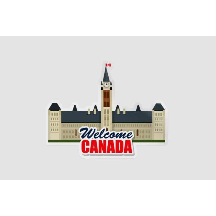 Welcome To Canada Style 4 Sticker - DecalsHouse