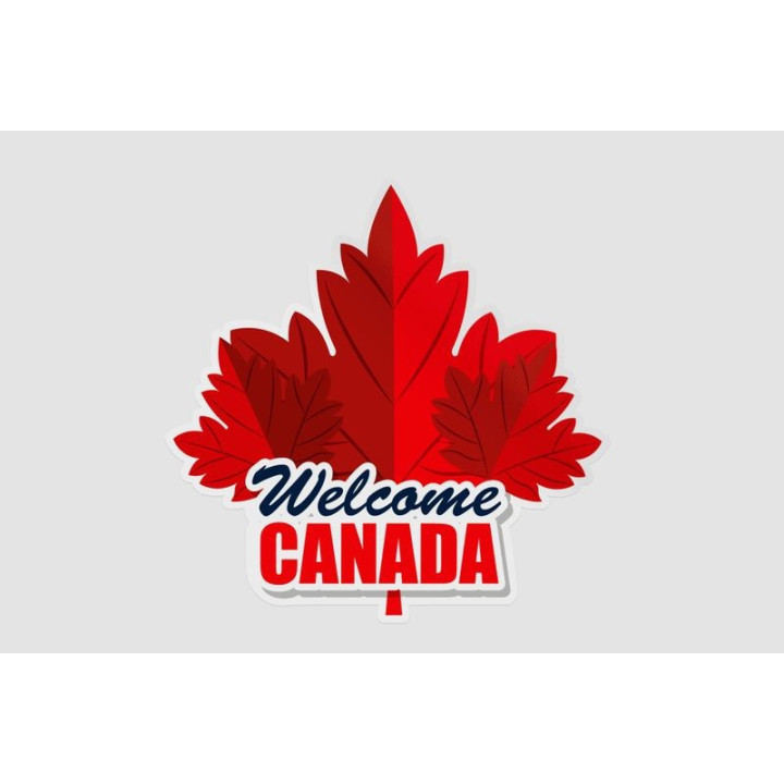 Welcome To Canada Style 9 Sticker - DecalsHouse