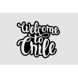 Welcome To Chile Lettering Sticker - DecalsHouse