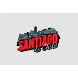 Welcome To Santiago De Chile Lettering Sticker - DecalsHouse