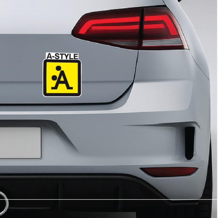 2x A Style Stickers Decals - DecalsHouse