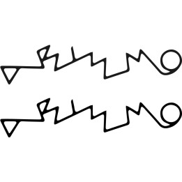 Abismo Stickers – Band Logo Metal Music Decals (2-Pack)