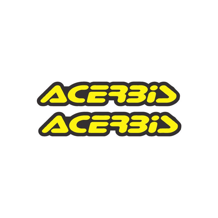 Acerbis Style 2 Stickers – Motocross Enduro Off-Road Sponsor Decals (2-Pack)