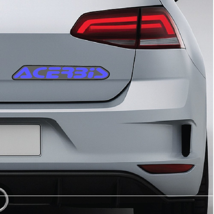 2x Acerbis Logo Style 7 Stickers Decals - DecalsHouse