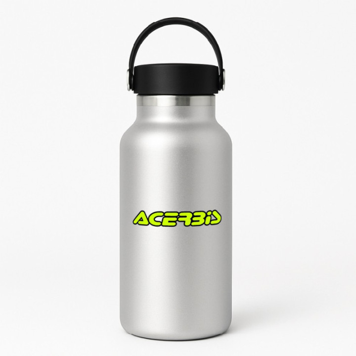 Acerbis Style 9 Green Stickers – Motocross Sponsor Decals (2-Pack)