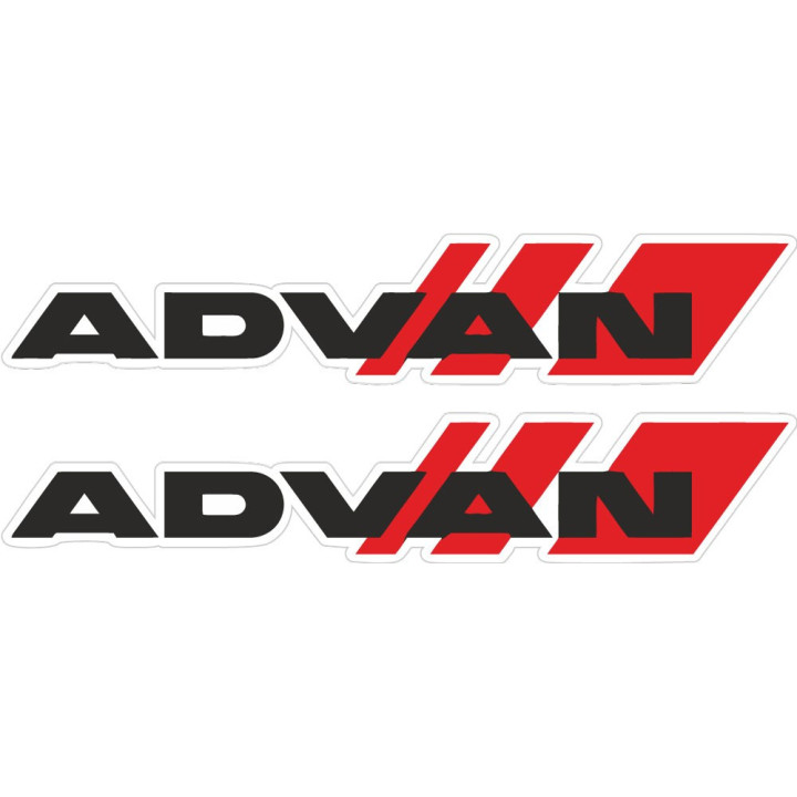 Advan Stickers – JDM Racing Bodywork Decals (2-Pack) | DecalsHouse