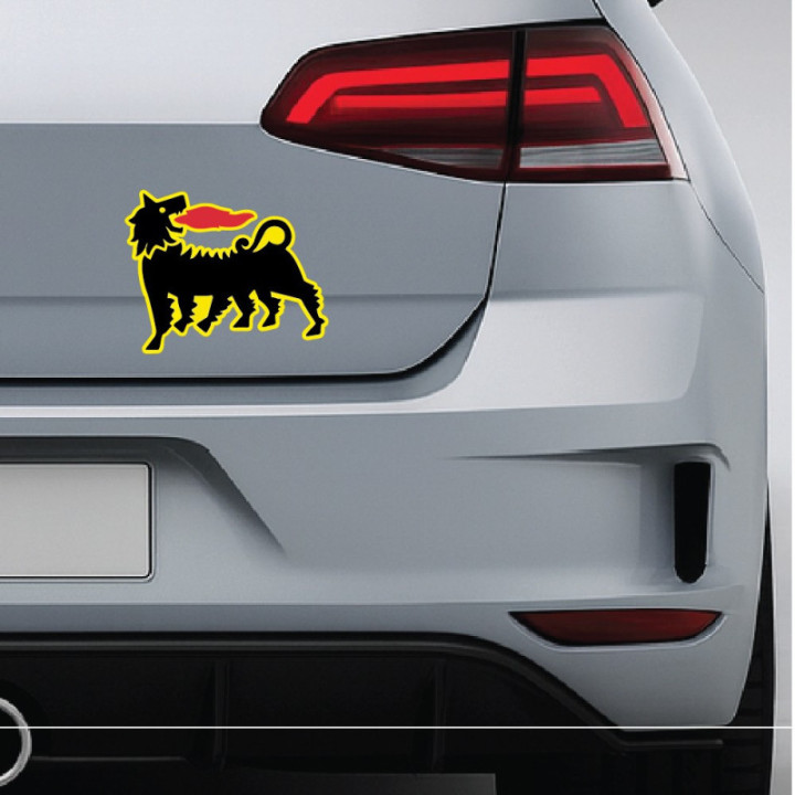 2x Agip Dragon Logo Stickers Decals - DecalsHouse