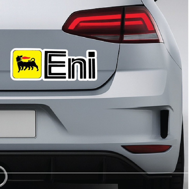 2x Agip Eni Logo Style 3 Stickers Decals - DecalsHouse