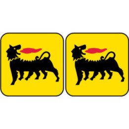 2x Agip Logo Stickers Decals - DecalsHouse