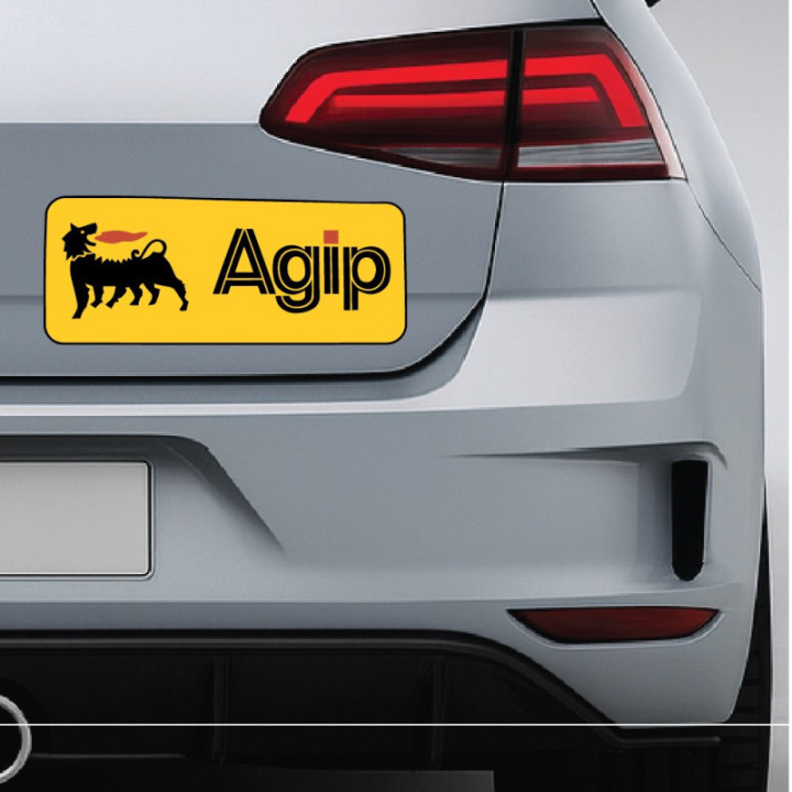 2x Agip Logo Style 5 Stickers Decals - DecalsHouse
