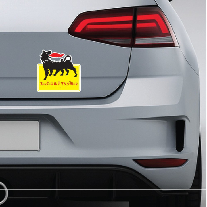 2x Agip Logo Style 7 Stickers Decals - DecalsHouse