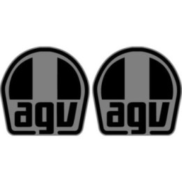 AGV Logo Dark Stickers Decals 2× – Peel & Stick Vinyl | Buy Now