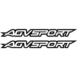 2x Agv Logo Sport Outline Stickers Decals - DecalsHouse