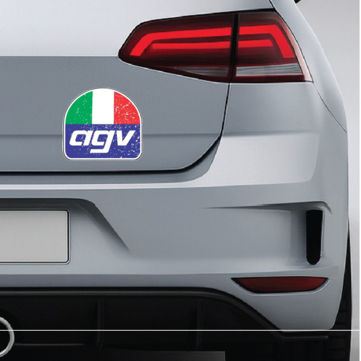 2x Agv Logo Style 6 Stickers Decals - DecalsHouse
