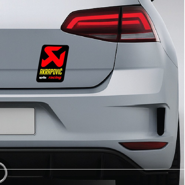 Akrapovic Aprilia Racing Stickers – RSV4 Tuono V4 Decals (2-Pack)
