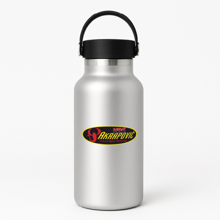 Akrapovic HRC Stickers – Racing Exhaust Sponsor Decals (2-Pack)