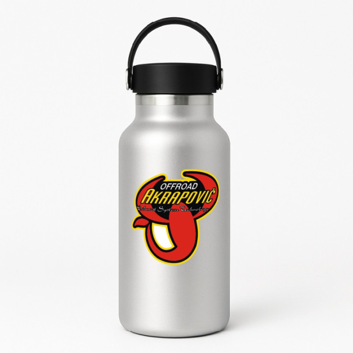 2x Akrapovic Logo Offroad Stickers Decals - DecalsHouse