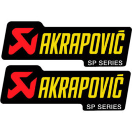 2x Akrapovic Logo Sp Series Stickers Decals - DecalsHouse
