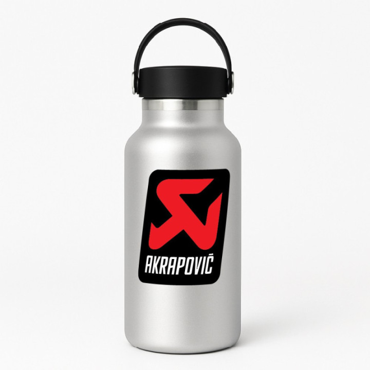 2x Akrapovic Logo Style 3 Stickers Decals - DecalsHouse