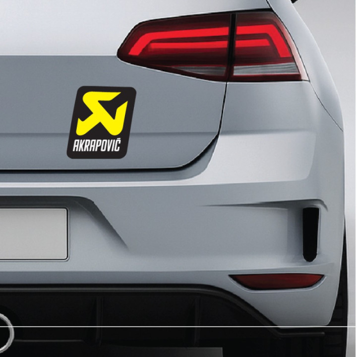Akrapovic Exhaust Stickers – Style 9 Performance Decals (2-Pack)
