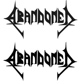 Abandoned Band Stickers – Death Metal Decals (2-Pack)