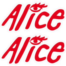 2x Alice Logo Stickers Decals - DecalsHouse