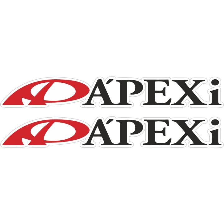 Apexi Stickers – JDM Performance Tuning Decals (2-Pack)