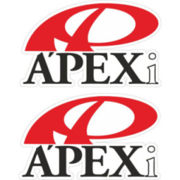 2x Apexi Style 2 Stickers Decals - DecalsHouse