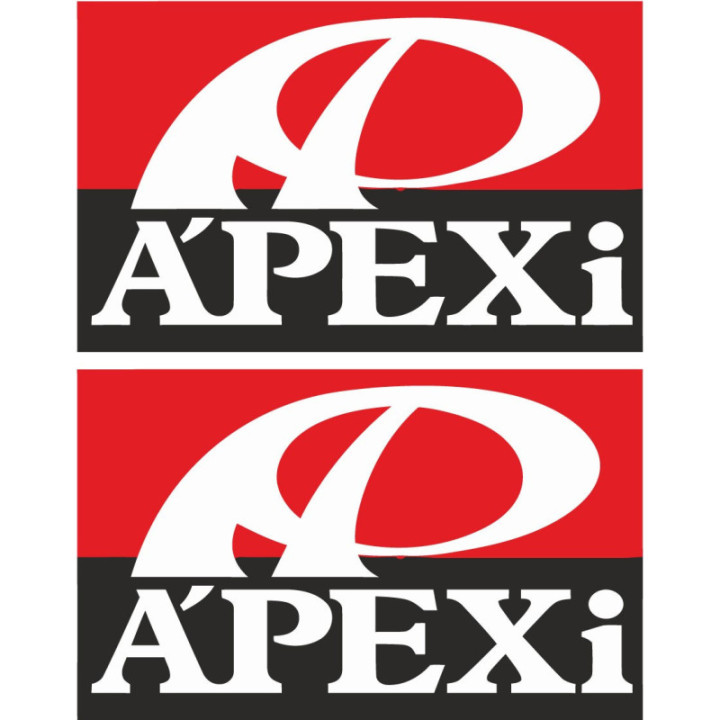 2x Apexi Style 3 Stickers Decals - DecalsHouse