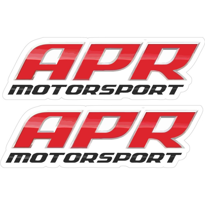 APR Motorsport Stickers – VW Audi Tuning Racing Decals (2-Pack)