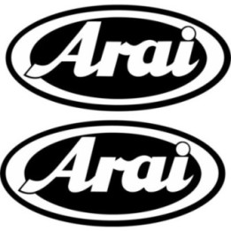 Arai Style 2 Stickers – Helmet Motorsport Sponsor Decals (2-Pack)