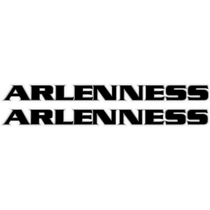 2x Arlen Ness Logo Lettering Style 2 Stickers Decals - DecalsHouse