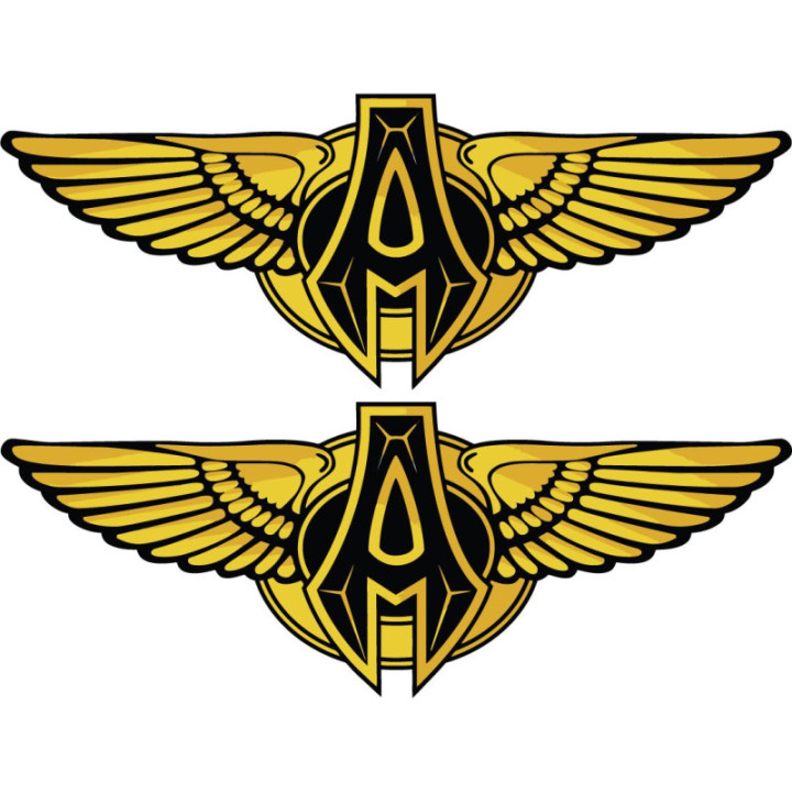 2x Arlen Ness Logo Style 3 Stickers Decals - DecalsHouse