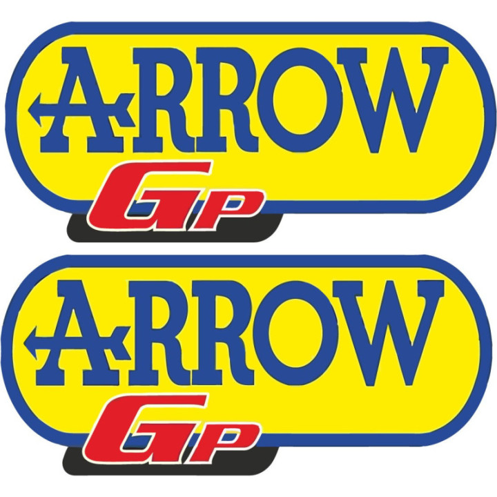 2x Arrow Gp Logo Stickers Decals - DecalsHouse