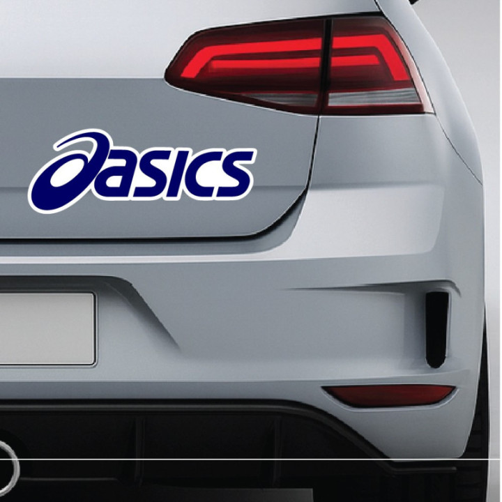 2x Asics Stickers Decals - DecalsHouse