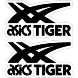 2x Asics Tiger Style 2 Stickers Decals - DecalsHouse