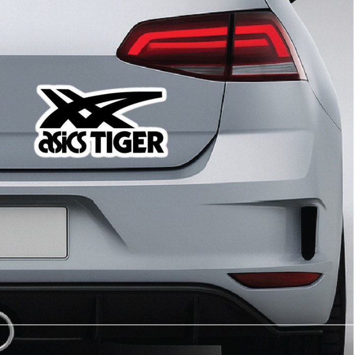 2x Asics Tiger Style 2 Stickers Decals - DecalsHouse