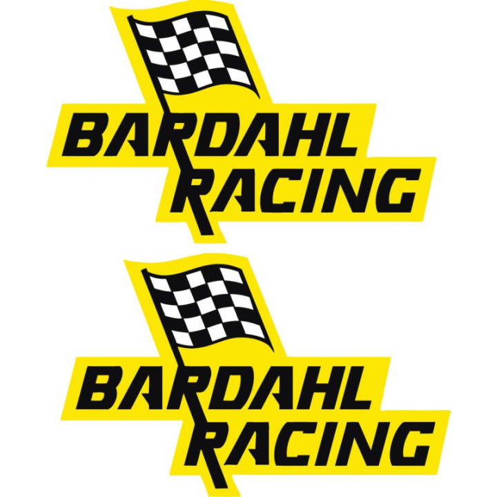2x Bardahl Racing Stickers Decals - DecalsHouse