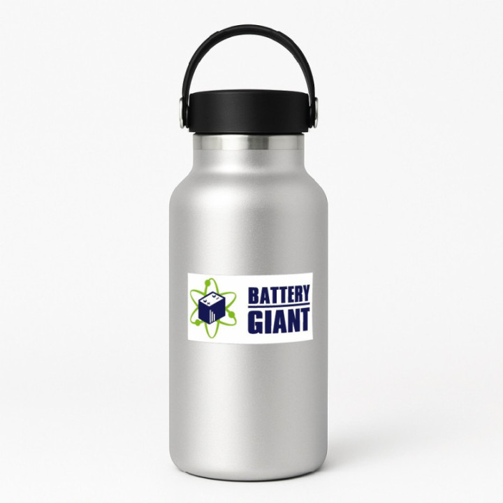 2x Battery Giant Stickers Decals - DecalsHouse