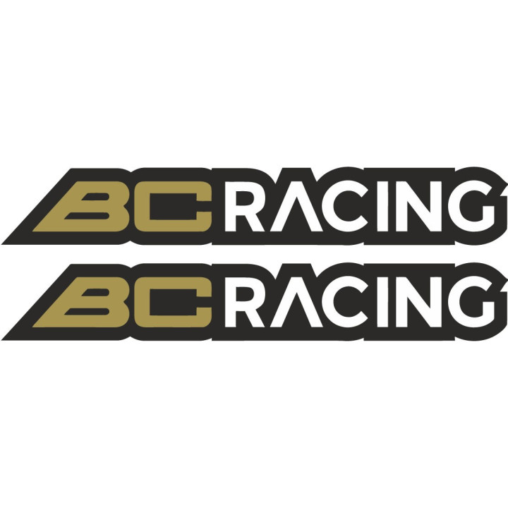 BC Racing Stickers Decals (2×) – Premium Vinyl | Shop Now