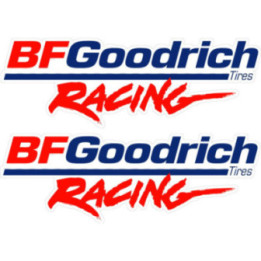 2x Bf Goodrich Racing Stickers Decals - DecalsHouse