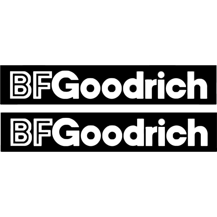 2x Bf Goodrich Style 2 Stickers Decals - DecalsHouse